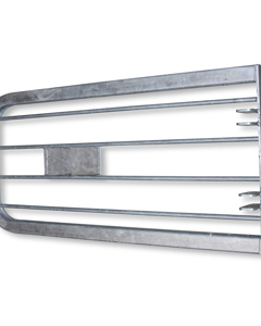 Up-and-over door half rear f/free-access stall ESF